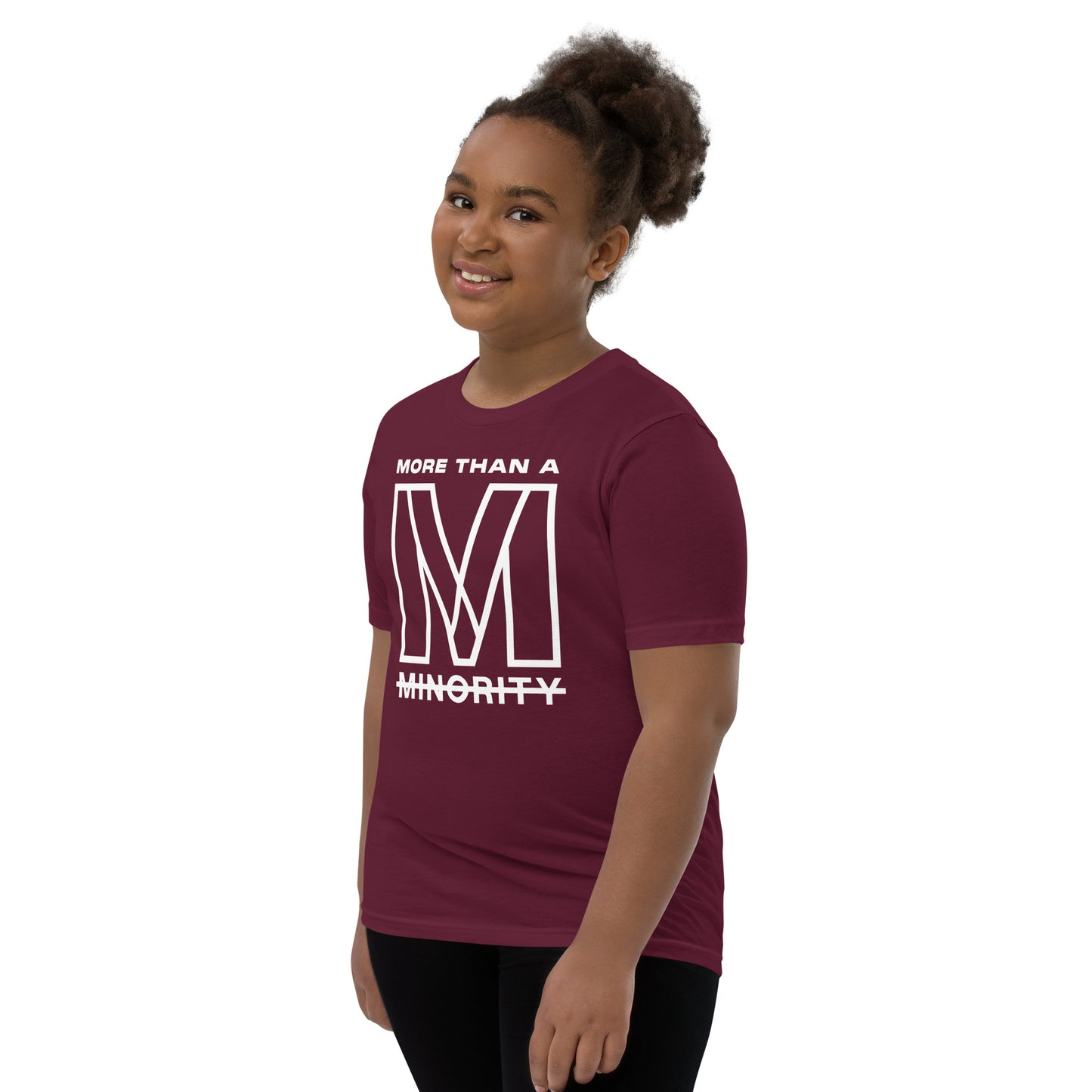 MTAM - More Than A Minority Tee - White Text | Soft, Lightweight, 100% Cotton, Pre-Shrunk