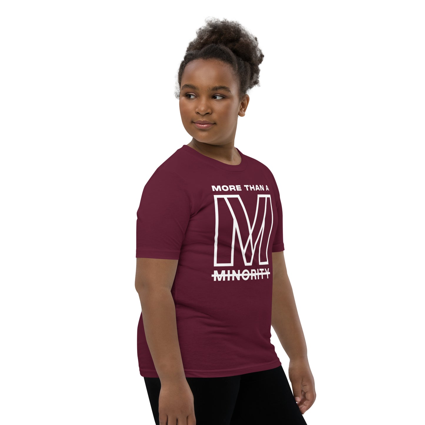 MTAM - More Than A Minority Tee - White Text | Soft, Lightweight, 100% Cotton, Pre-Shrunk