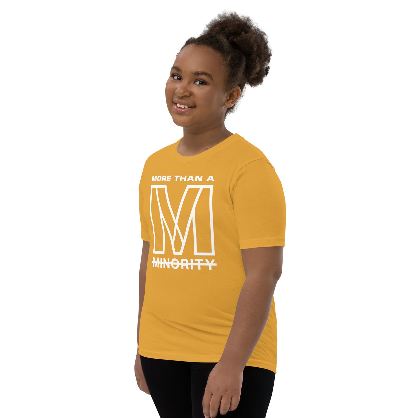 MTAM - More Than A Minority Tee - White Text | Soft, Lightweight, 100% Cotton, Pre-Shrunk