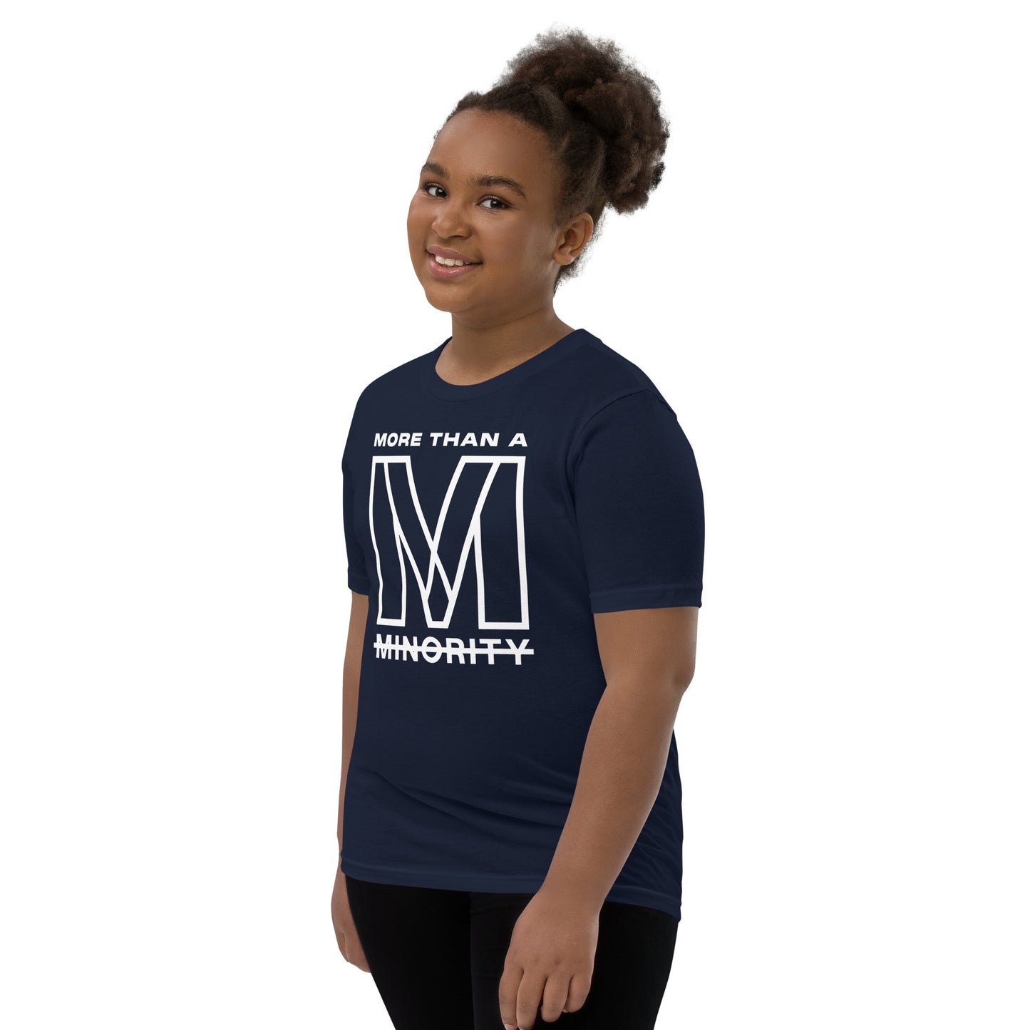 MTAM - More Than A Minority Tee - White Text | Soft, Lightweight, 100% Cotton, Pre-Shrunk