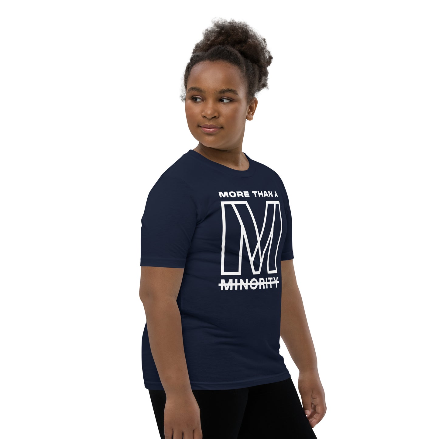 MTAM - More Than A Minority Tee - White Text | Soft, Lightweight, 100% Cotton, Pre-Shrunk