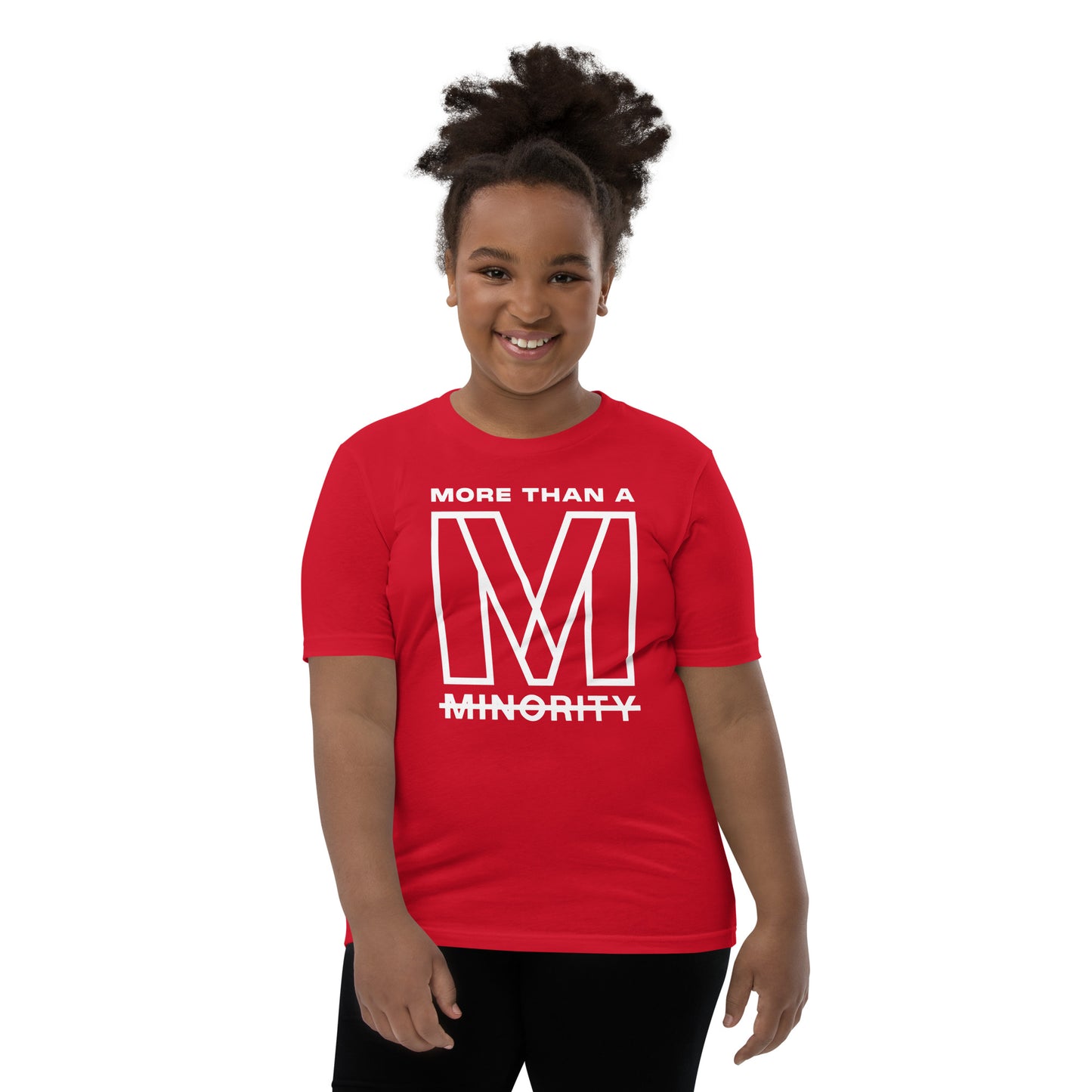 MTAM - More Than A Minority Tee - White Text | Soft, Lightweight, 100% Cotton, Pre-Shrunk