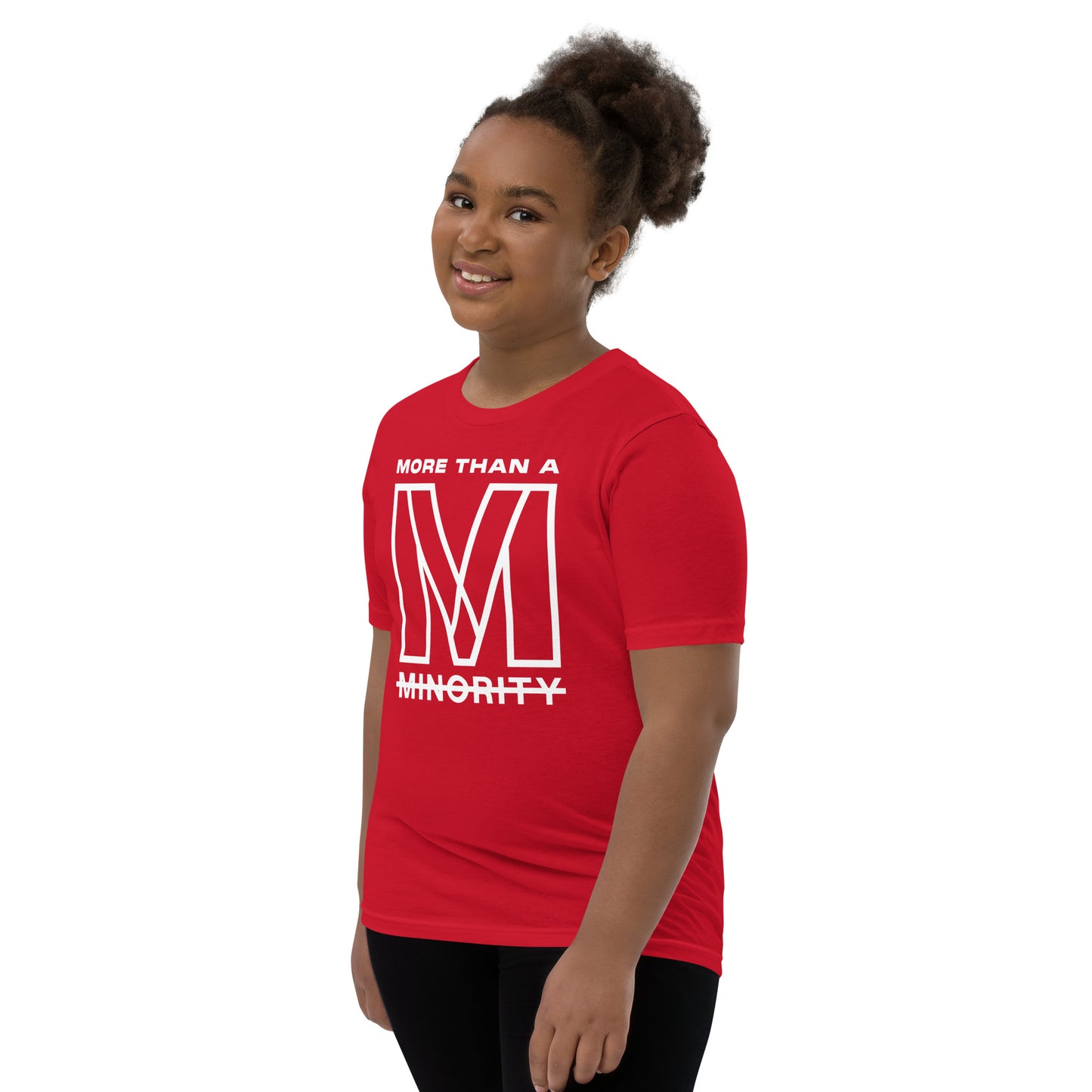MTAM - More Than A Minority Tee - White Text | Soft, Lightweight, 100% Cotton, Pre-Shrunk