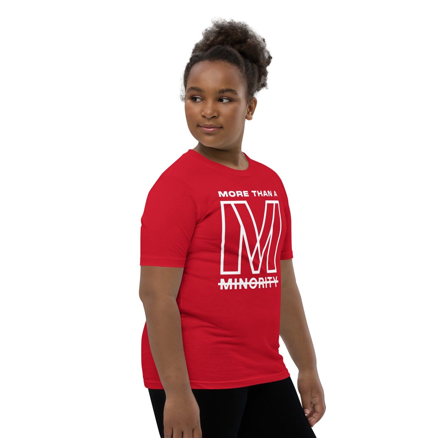 MTAM - More Than A Minority Tee - White Text | Soft, Lightweight, 100% Cotton, Pre-Shrunk