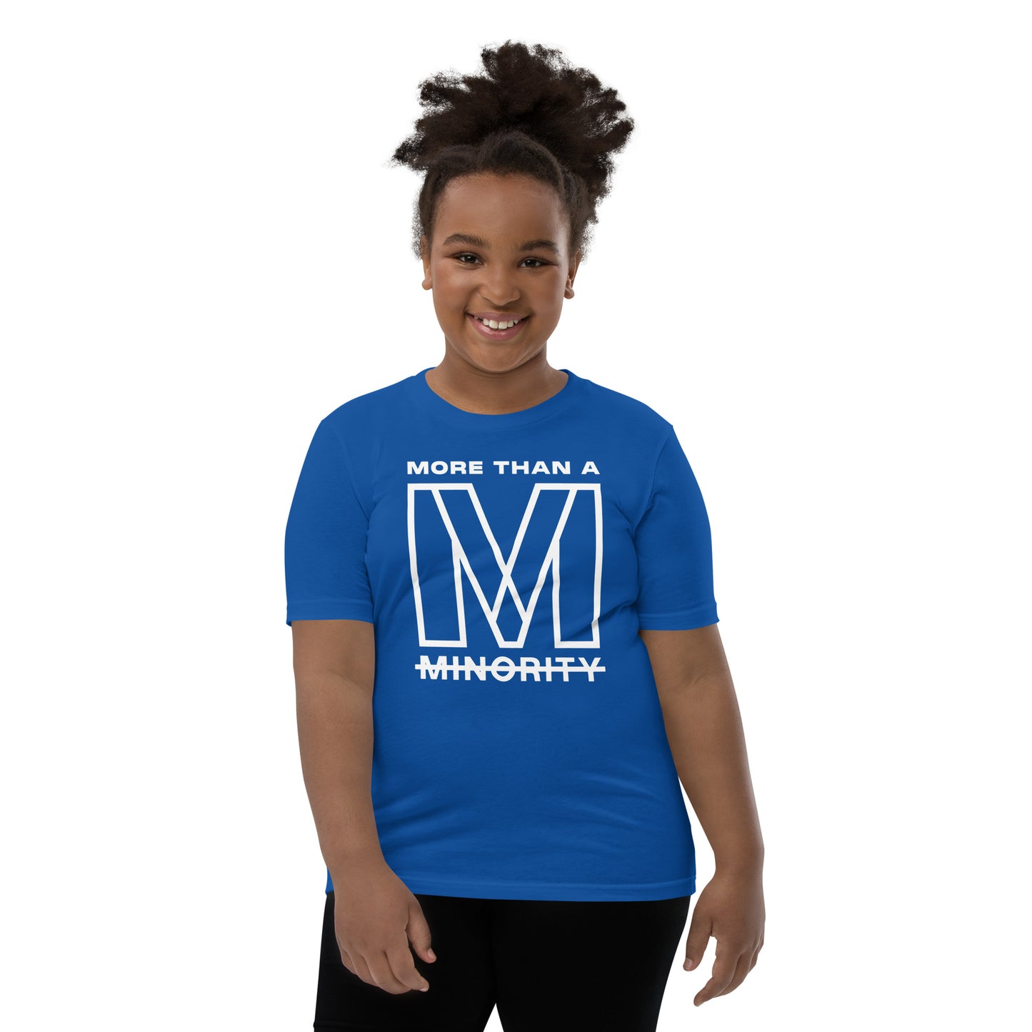 MTAM - More Than A Minority Tee - White Text | Soft, Lightweight, 100% Cotton, Pre-Shrunk