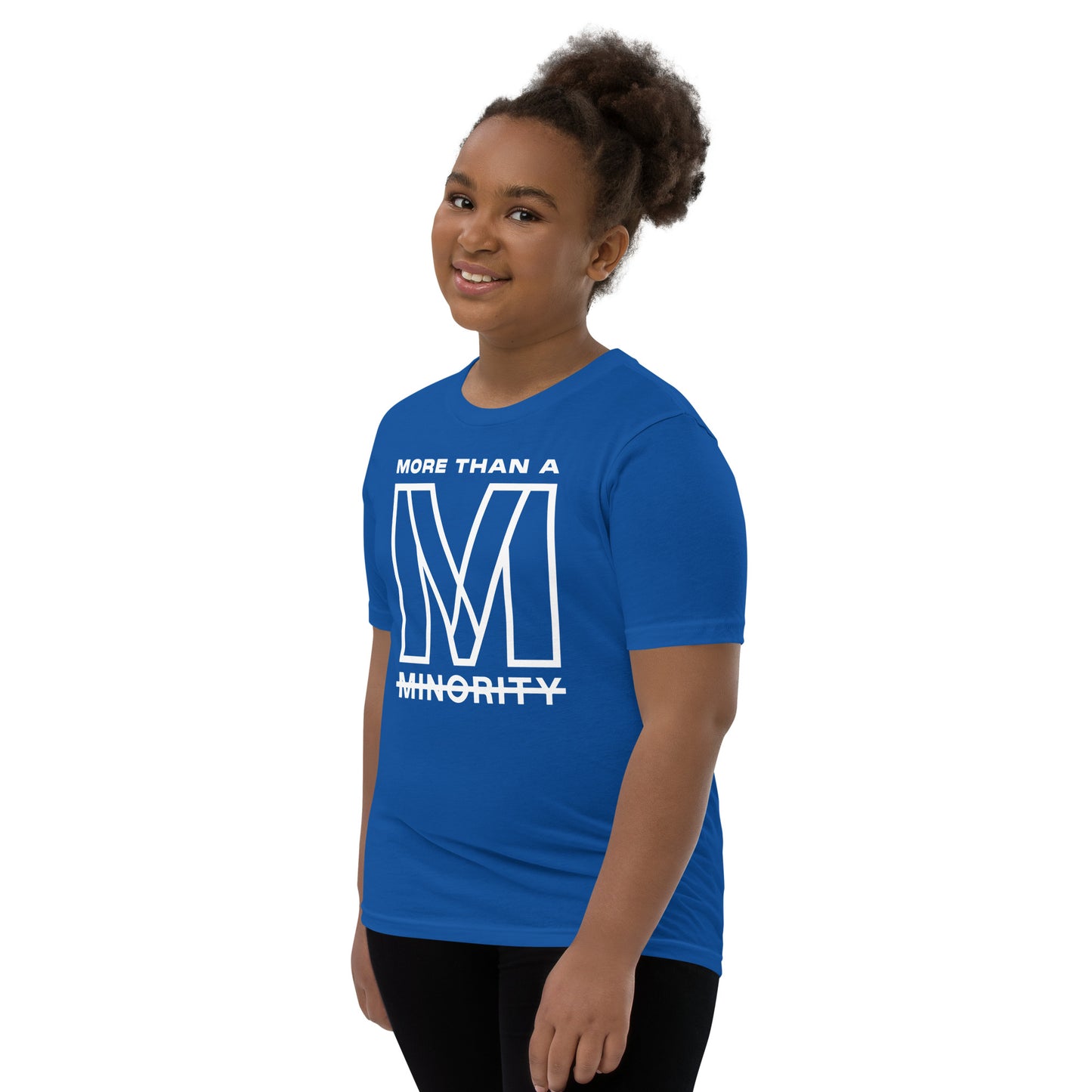 MTAM - More Than A Minority Tee - White Text | Soft, Lightweight, 100% Cotton, Pre-Shrunk