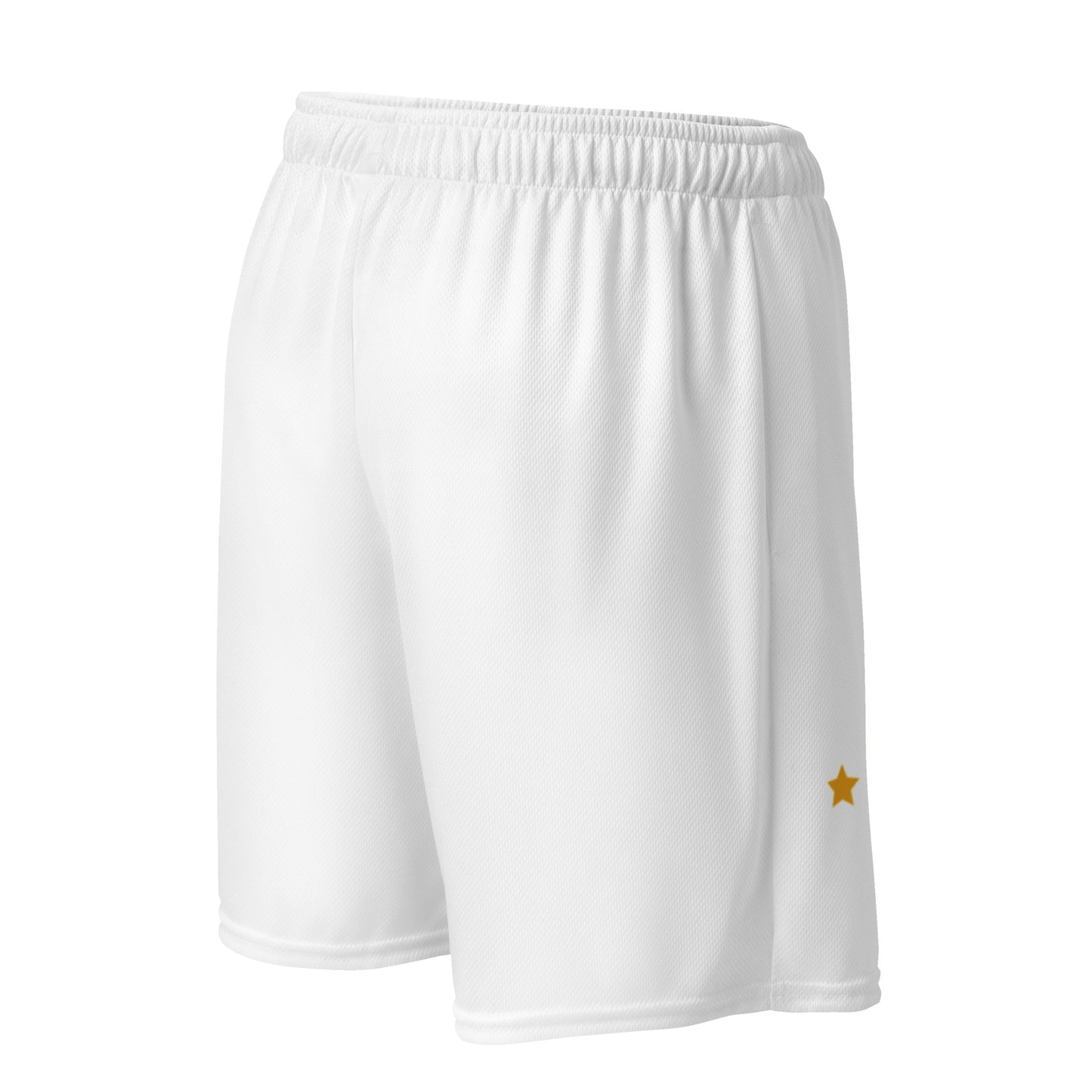 MTAM - Nothing Minor About Me Unisex Mesh Shorts (Gold Text) - Recycled Polyester, Moisture-Wicking, Stretch, UPF50+, Comfortable