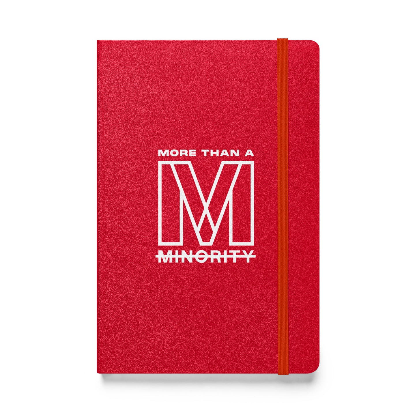 MTAM - More Than A Minority Hardcover bound notebook - Elegant, Durable, and Functional with Elastic Closure and Ribbon Marker - Perfect for Writing and Note-Taking