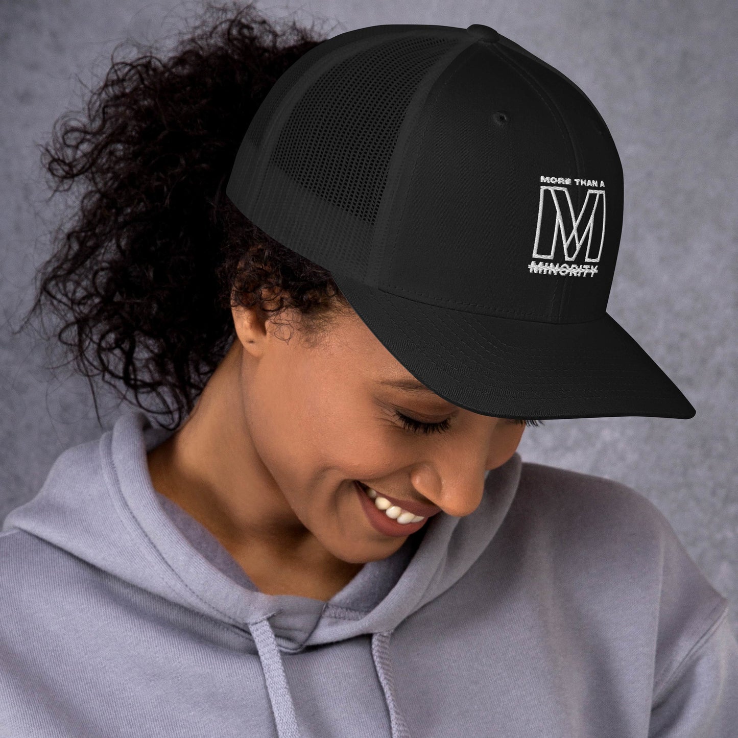 MTAM -Logo Trucker Cap, Mesh Back, Adjustable Snapback Hat, Comfortable Six-Panel Cap