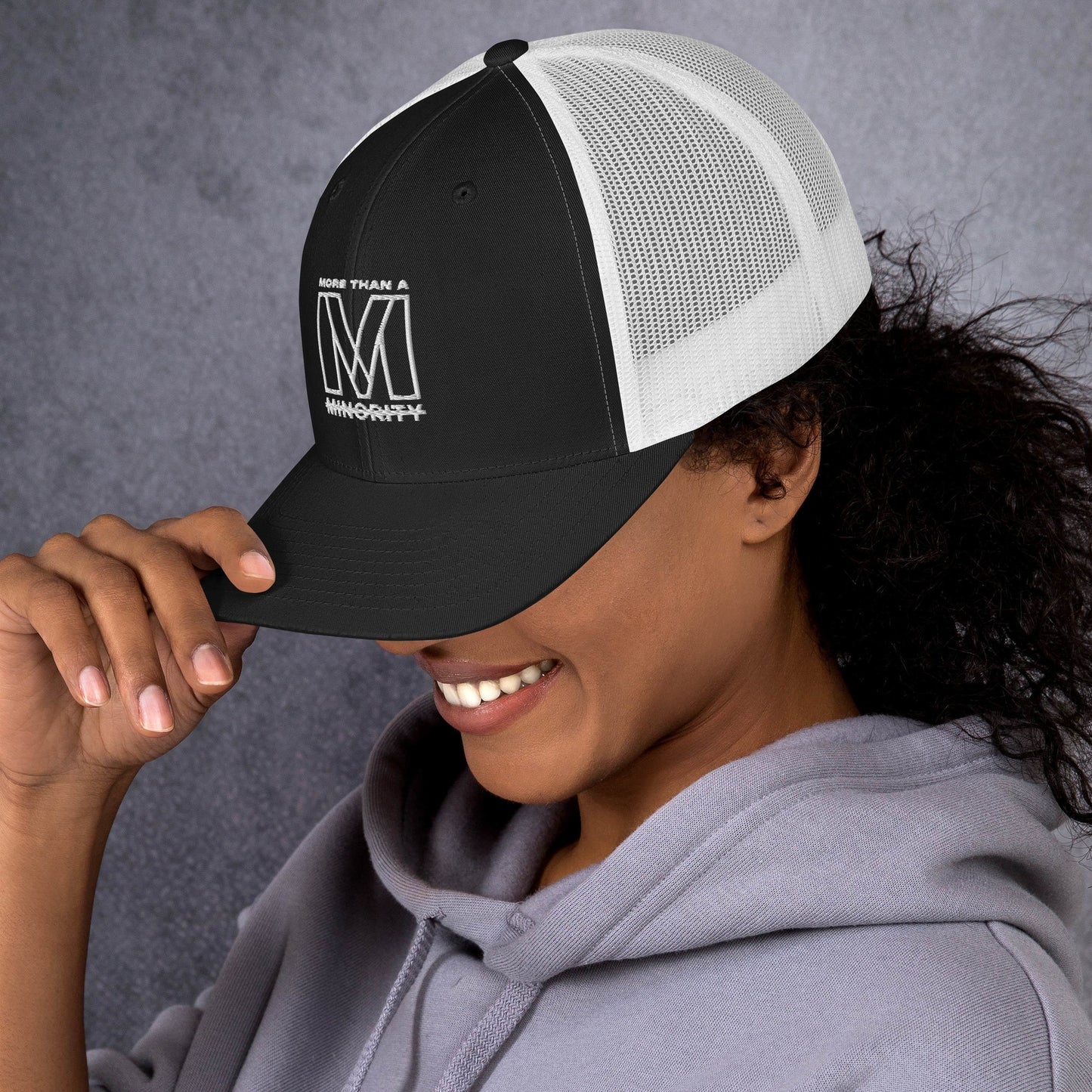 MTAM -Logo Trucker Cap, Mesh Back, Adjustable Snapback Hat, Comfortable Six-Panel Cap