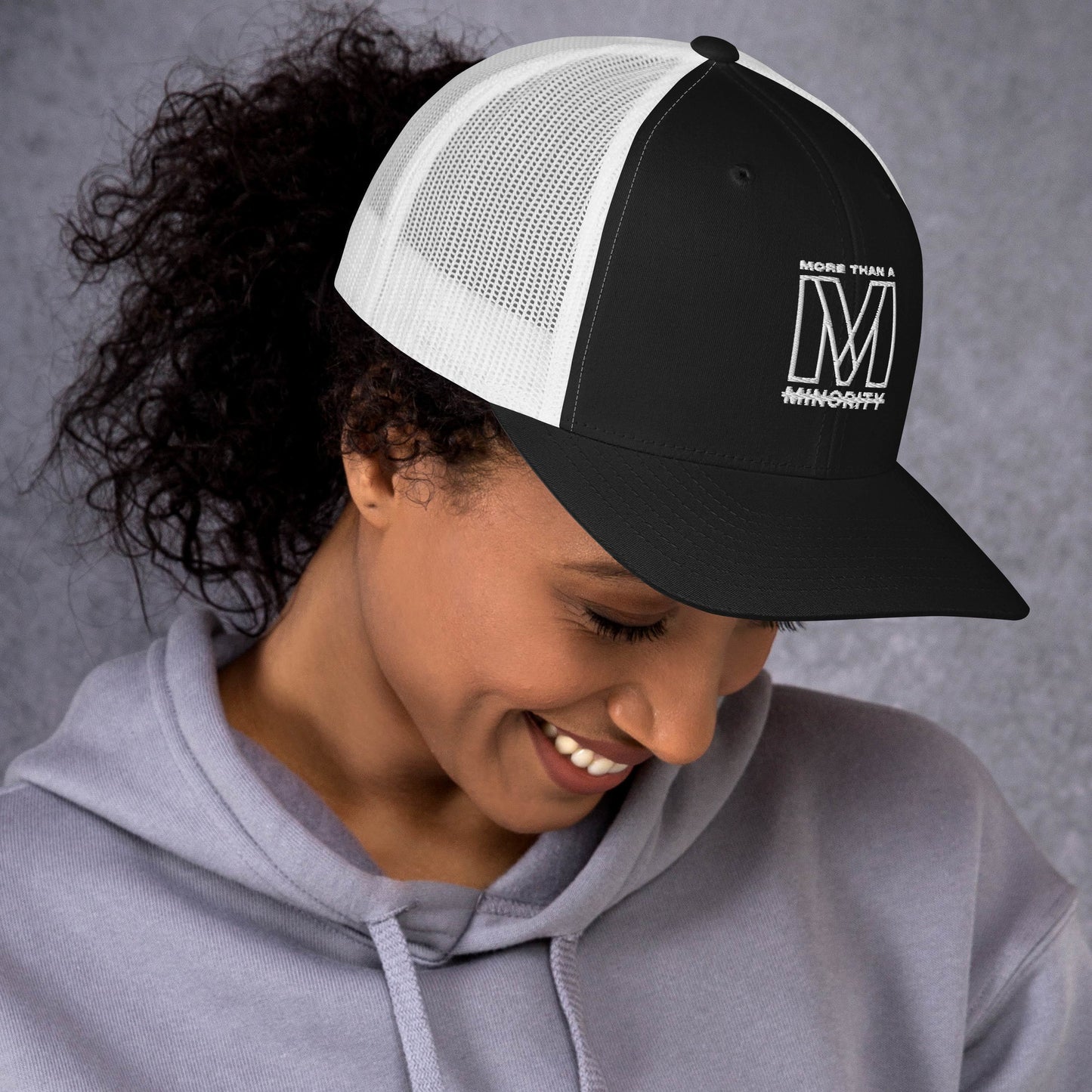 MTAM -Logo Trucker Cap, Mesh Back, Adjustable Snapback Hat, Comfortable Six-Panel Cap