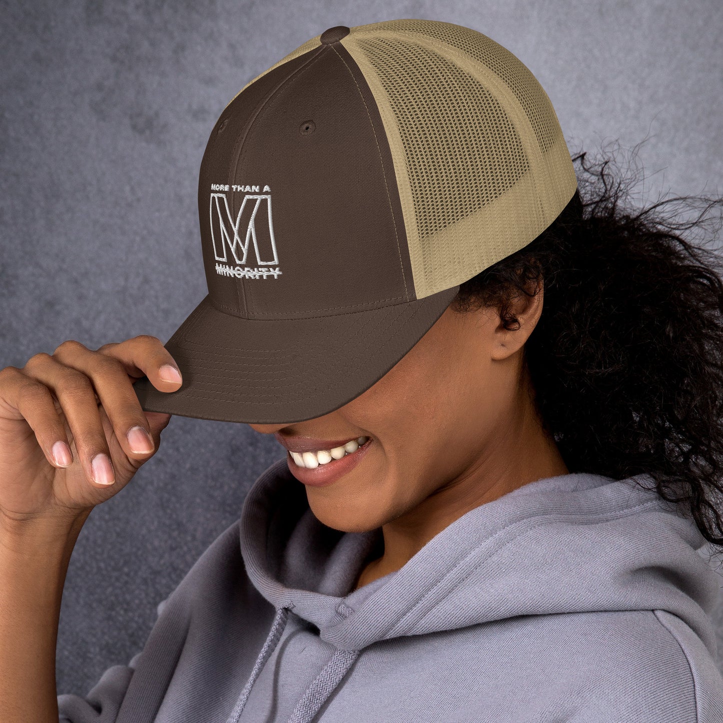 MTAM -Logo Trucker Cap, Mesh Back, Adjustable Snapback Hat, Comfortable Six-Panel Cap