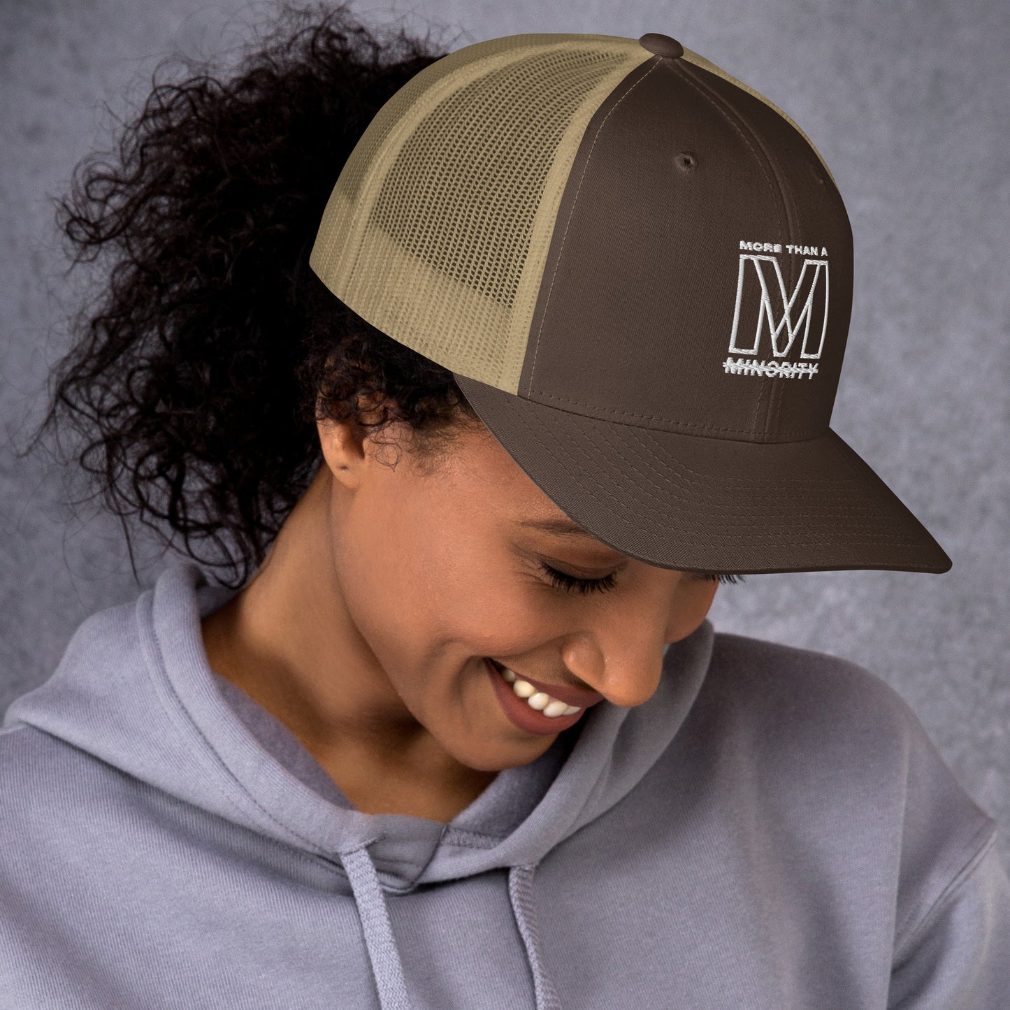 MTAM -Logo Trucker Cap, Mesh Back, Adjustable Snapback Hat, Comfortable Six-Panel Cap