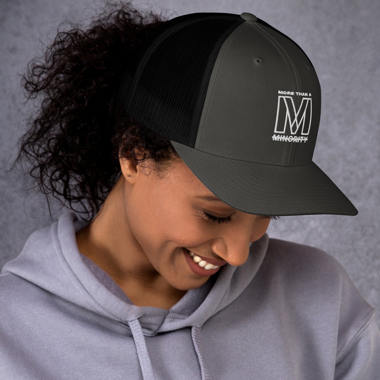 MTAM -Logo Trucker Cap, Mesh Back, Adjustable Snapback Hat, Comfortable Six-Panel Cap