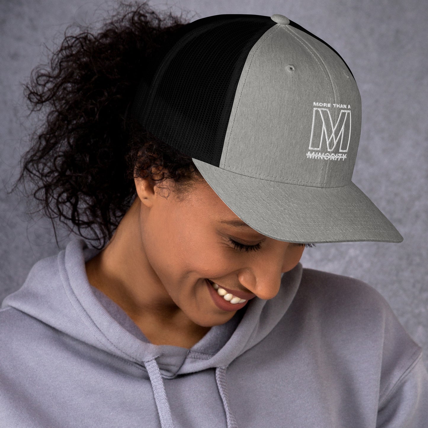 MTAM -Logo Trucker Cap, Mesh Back, Adjustable Snapback Hat, Comfortable Six-Panel Cap