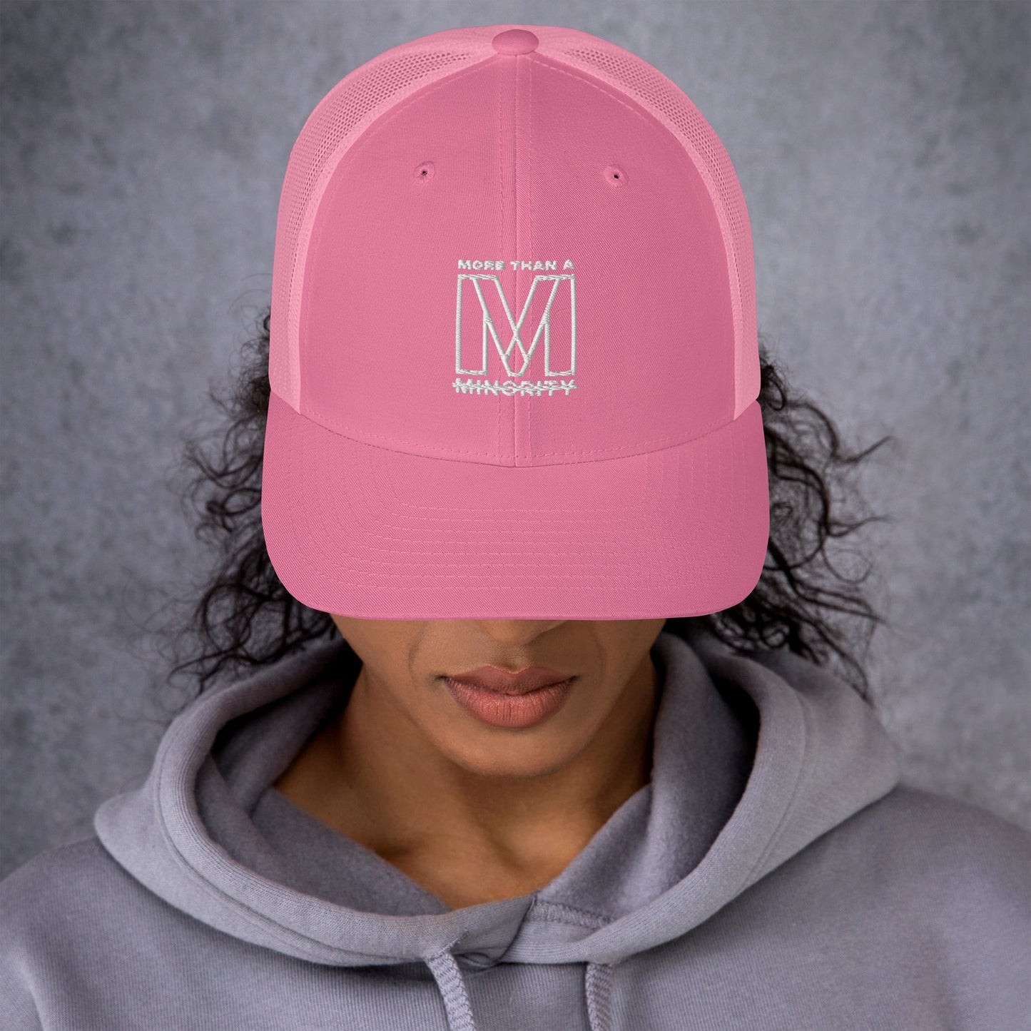 MTAM -Logo Trucker Cap, Mesh Back, Adjustable Snapback Hat, Comfortable Six-Panel Cap