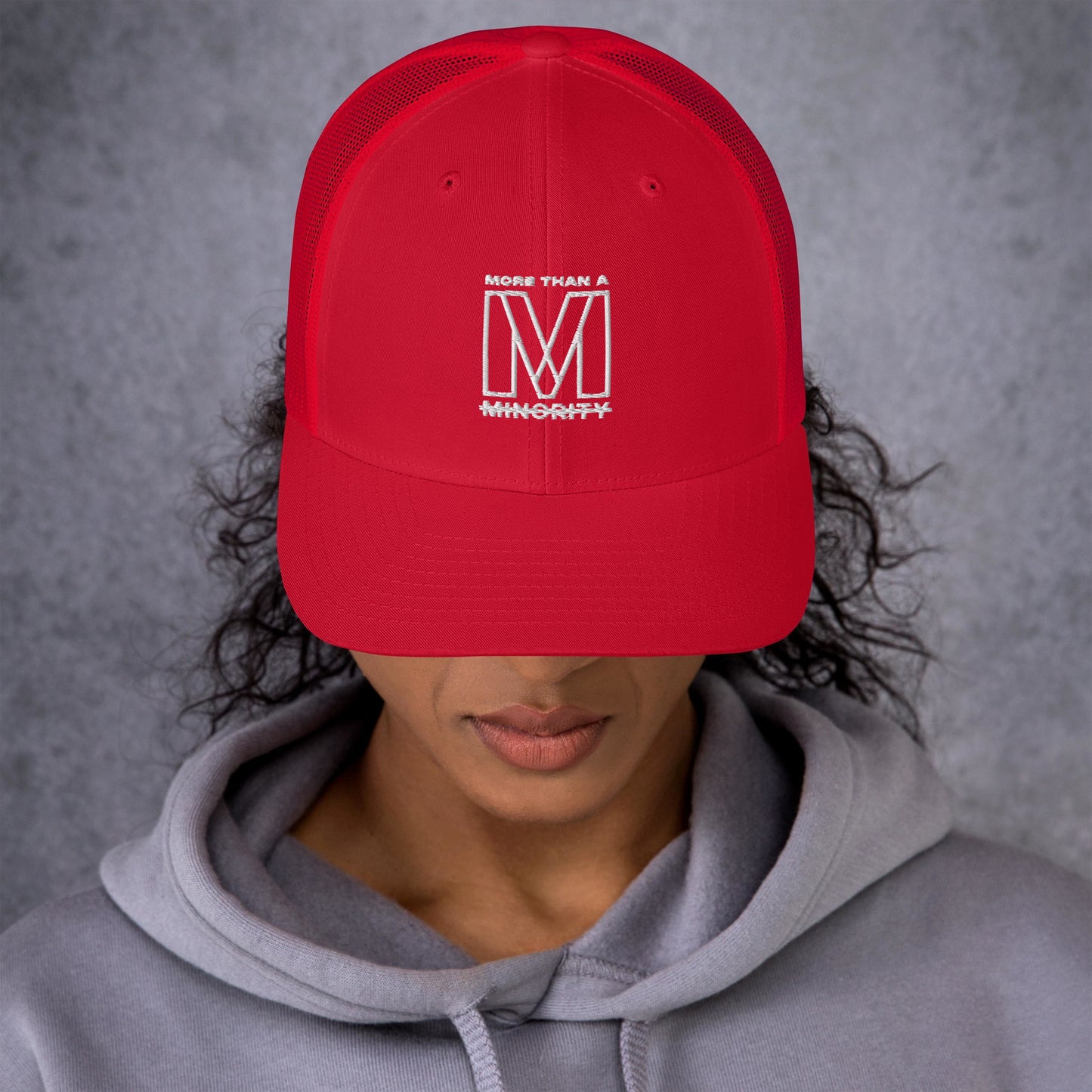 MTAM -Logo Trucker Cap, Mesh Back, Adjustable Snapback Hat, Comfortable Six-Panel Cap