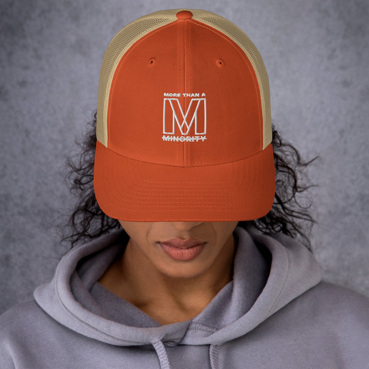 MTAM -Logo Trucker Cap, Mesh Back, Adjustable Snapback Hat, Comfortable Six-Panel Cap