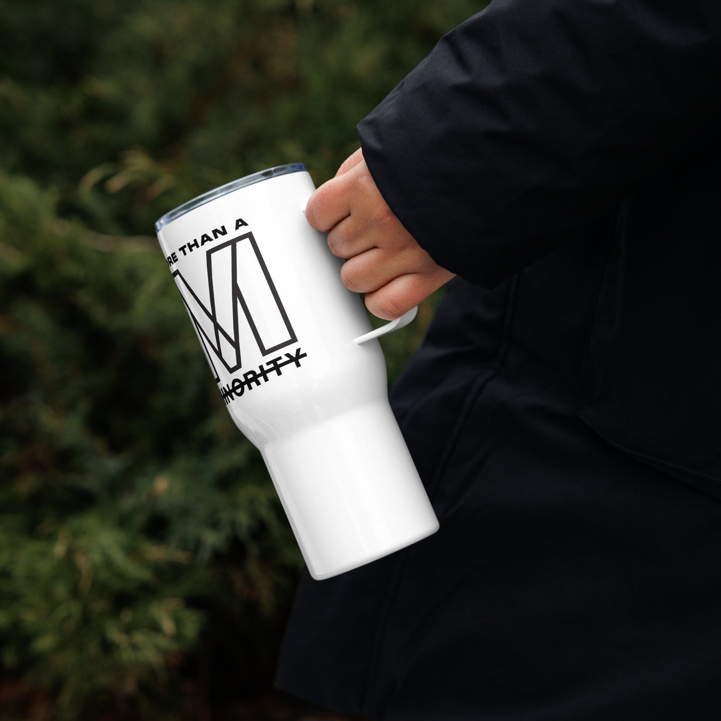 MTAM - More Than A Minority Travel Mug - Sleek, Durable, and Spill-Proof - Stainless Steel, BPA-Free, Perfect for Commutes and Adventures