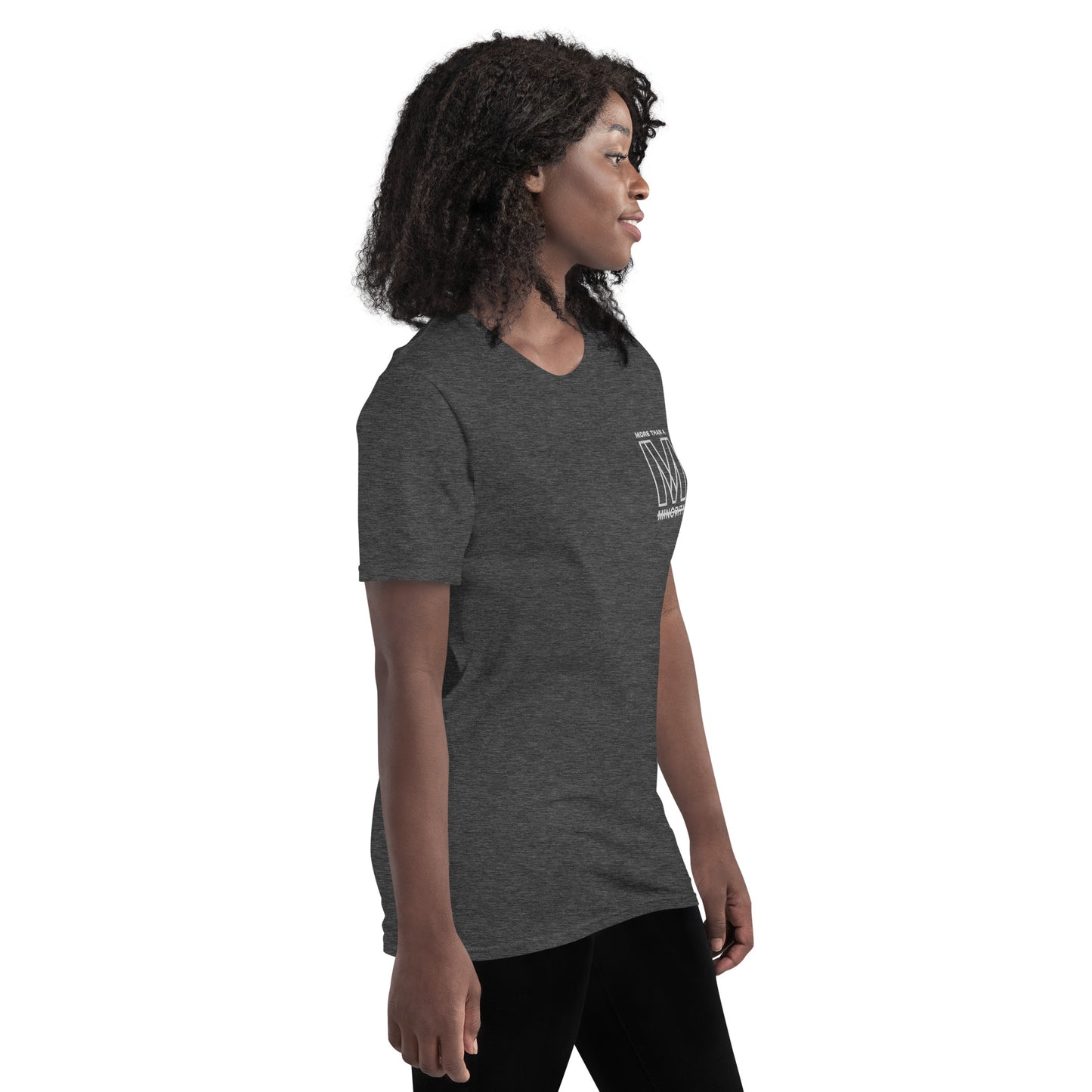 MTAM - More Than A Minority Embroidered Logo +  Warning: Valuable Handle With Care Tee - Multiple Color, 100% Cotton, Multiple Colors, Trendy Unisex Streetwear T-Shirt