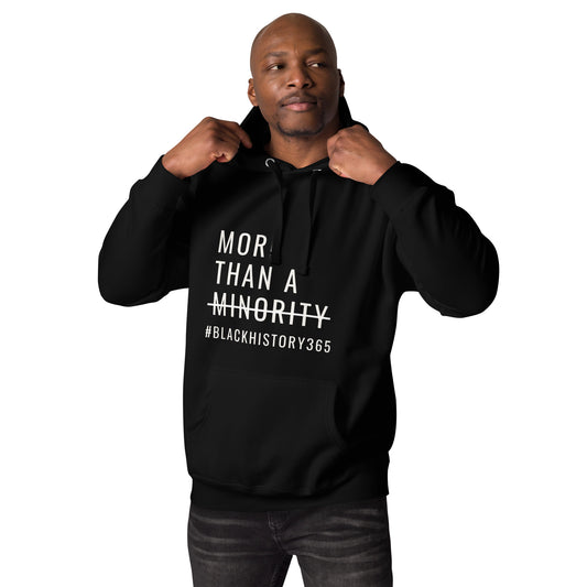 MTAM - Black History 365 Hoodie - Ultra-Soft, Stylish, and Warm with Front Pouch Pocket and Drawstrings - Perfect Streetwear