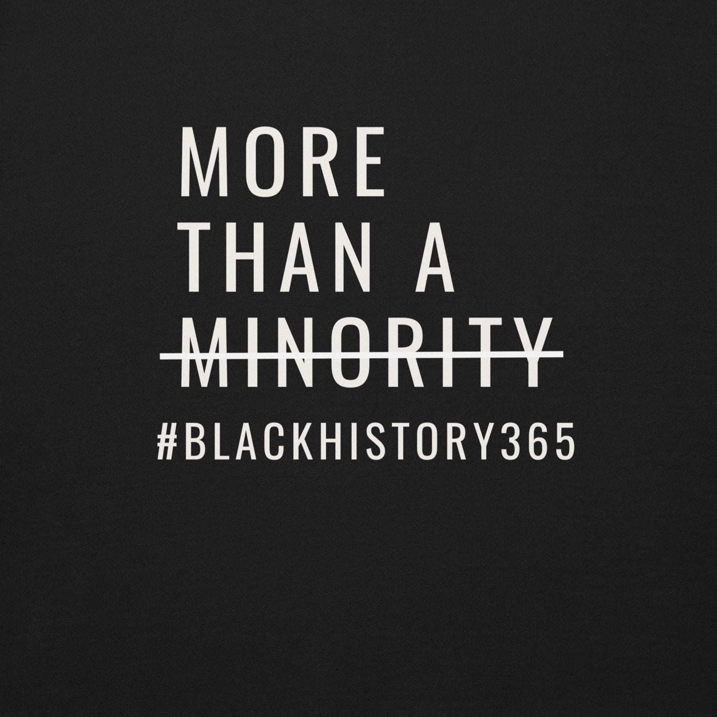 MTAM - Black History 365 Sweatshirt - Ribbed Crew Neck, Comfortable Fit, Made on Demand